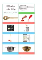 Vorschau - Spiele - In der Küche - Grundwortschatz Bildkarten - Seite 3