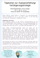 Vorschau - Fördermaterial/Inklusion - Tippkarten Verlängerungsstrategie - Auslautverhärtung - Seite 1