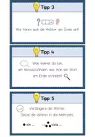 Vorschau - Fördermaterial/Inklusion - Tippkarten Verlängerungsstrategie - Auslautverhärtung - Seite 3