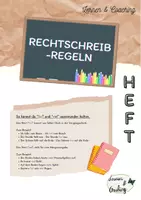 Vorschau - Arbeitsblätter - Rechtschreibregel-Heft - Deckblatt