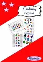 Vorschau - Spiele - Paarspiel zum Thema "Kleidung" (DaZ/ DaF) - Deckblatt