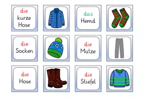 Vorschau - Spiele - Paarspiel zum Thema "Kleidung" (DaZ/ DaF) - Seite 2