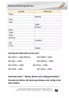 Vorschau - Arbeitsblätter - Arbeitsblätter zur Rechtschreibung Nomen - Seite 3