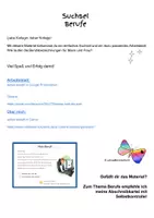 Vorschau - Arbeitsblätter - Suchsel Berufe DaF - Seite 1