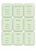 Vorschau - Spiele - Doppelkonsonanten Quartettspiel - Seite 1