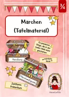 Vorschau - Fördermaterial/Inklusion - Märchen Tafelmaterial - Deckblatt