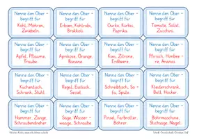 Vorschau - Spiele - Quiz des Wissens - Oberbegriffe nennen - Seite 3