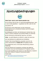 Vorschau - Unterrichtsreihen - Minuten-Lese-Test: Überraschung im Garten - Seite 1