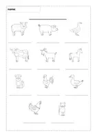Vorschau - Arbeitsblätter - Farm animals 10 Arbeitsblätter Bauernhof Englisch - Seite 3