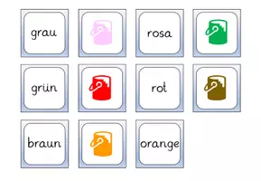 Vorschau - Spiele - Paarspiel zum Thema "Farben" (DaZ/ DaF) - Seite 2