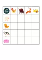 Vista previa - Manualidades / Dibujos para colorear - TABLAS DE DOBLE ENTRADA - Portada