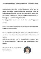 Vorschau - Arbeitsblätter - Musik - Liederbuch Sommerkinder - Seite 3