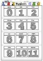 Vorschau - Arbeitsblätter - Englisch Arbeitsblätter: Colours & Numbers - Seite 2