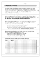Vorschau - Arbeitsblätter - 3. Mathematik Schularbeit (März 4. Klasse) inkl. LÖSUNGEN - Deckblatt