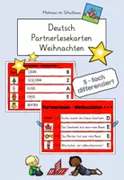 Vorschau - Spiele - Partnerlesekarten Weihnachten - Deckblatt