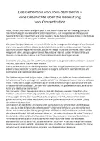 Vorschau - Text - Geschichte über die Bedeutung von Konzentration - Seite 2