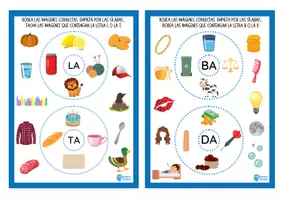 Vista previa - Hojas de trabajo - PACK TARJETARIOS CONCIENCIA FONOLÓGICA 1 Y 2 - página 3