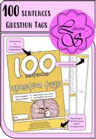 Vorschau - Arbeitsblätter - 100 sentences: question tags - Deckblatt