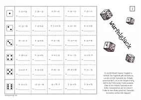 Vorschau - Spiele - Distributivgesetz (Terme) - Spiel (Würfelglück) - Seite 2