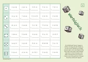 Vorschau - Spiele - Distributivgesetz (Terme) - Spiel (Würfelglück) - Seite 1