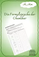 Vorschau - Arbeitsblätter - Formelsprache der Chemiker - Deckblatt