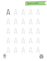 Vorschau - Arbeitsblätter - Alphabet üben & schreiben lernen – Vorschule bis Klasse 1 - Seite 2