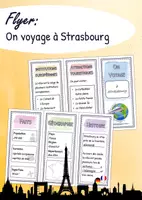 Vorschau - Arbeitsblätter - Flyer - On voyage à Strasbourg - Deckblatt