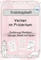 Vorschau - Unterrichtsreihen - Trainingsheft: Verben im Präteritum - Deckblatt