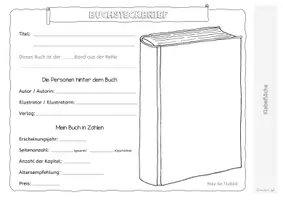 Vorschau - Arbeitsblätter - Leserolle für Buchvorstellung / Buchpräsentation - Seite 2