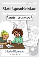 Vorschau - Arbeitsblätter - Streitgeschichten Nr. 3 | Klassenregeln wiederholen | Sozialverhalten - Deckblatt