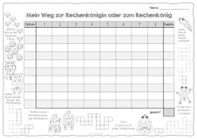 Vorschau - Arbeitsblätter - Kopfrechenblatt - Weg zum Rechenkönig / zur Rechenkönigin (Kopfrechnen) - Seite 3