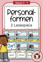 Vorschau - Unterrichtsreihen - Ich habe, wer hat? – Personalformen üben (Verben konjugieren Grundschule Klasse 2/3) - Deckblatt