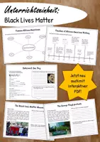 Vorschau - Arbeitsblätter - Unterrichtseinheit: Black Lives Matter (ABs + interaktive PDF) - Deckblatt