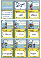 Vorschau - Unterrichtsreihen - Ich habe, wer hat? – Personalformen üben (Verben konjugieren Grundschule Klasse 2/3) - Seite 1