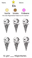 Vorschau - Arbeitsblätter - Mathematik Kombinatorik - Seite 1
