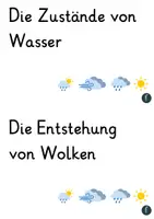 Vorschau - Arbeitsblätter - Das Wetter - Arbeitsblätter, Experimente, Reihentransparenz - Deckblatt