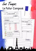 Vorschau - Arbeitsblätter - Les Temps: Le Futur composé - Deckblatt