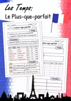Vorschau - Arbeitsblätter - Les Temps: Le Plus-que-parfait - Deckblatt
