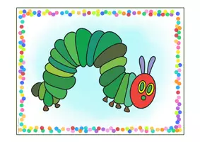 Vista previa - Refuerzo / NEE / Materiales de apoyo - Todos los idiomas - tarjetas de cuentos - oruga muy hambrienta ("very hungry caterpillar" by Eric Carle) - Story Cards - página 1