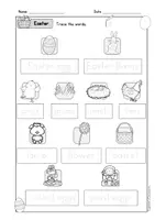 Vista previa - Unidades / Secuencias / Situaciones de Aprendizaje - Inglés - pascua (primavera) - hojas de trabajo - English - Easter - worksheets - página 3