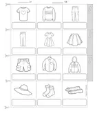 Vista previa - Unidades / Secuencias / Situaciones de Aprendizaje - Inglés - ropa - diccionario de imágenes - English - Picture dictionary - clothes - accordion book - página 3