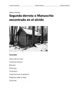 Vorschau - Arbeitsblätter - Segunda derrota o Manuscrito encontrado en el olvido (Alberto Méndez) - Deckblatt