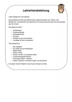 Vorschau - Unterrichtsreihen - Arbeit mit dem Wörterbuch - differenzierte Unterrichtseinheit - Seite 1
