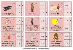 Vorschau - Arbeitsblätter - Materialpaket - Auslautverhärtung/Verlängerungsstrategie - Seite 3