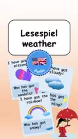 Vorschau - Spiele - Lesespiel weather - Deckblatt