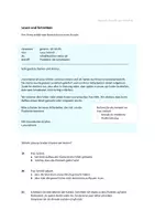Vorschau - Arbeitsblätter - DTB B1 - Lesen und Schreiben (Schubladen) - Seite 1