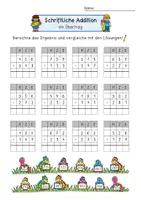 Vorschau - Arbeitsblätter - Schriftliche Addition im ZR 1000 - Arbeitsblätter - Seite 3
