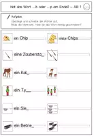 Vorschau - Arbeitsblätter - 2 Arbeitsblätter ...b oder p - Verlängerungsstrategie - Seite 2