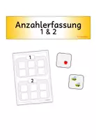 Vorschau - Fördermaterial/Inklusion - Klettmappe, Menge-Zahl-Zuordnung, ZR 2, Anzahlerfassung, Simultanerfassung - Seite 2
