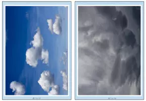 Vorschau - Präsentationen/Tafelbilder - Tafelmaterial - Bild- und Wortkarten Wolkenarten - Seite 1